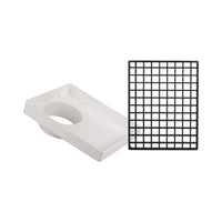 Stormwater Finishing Collar and Grate Rectangle 190mm x 150mm to 90mm Pipe