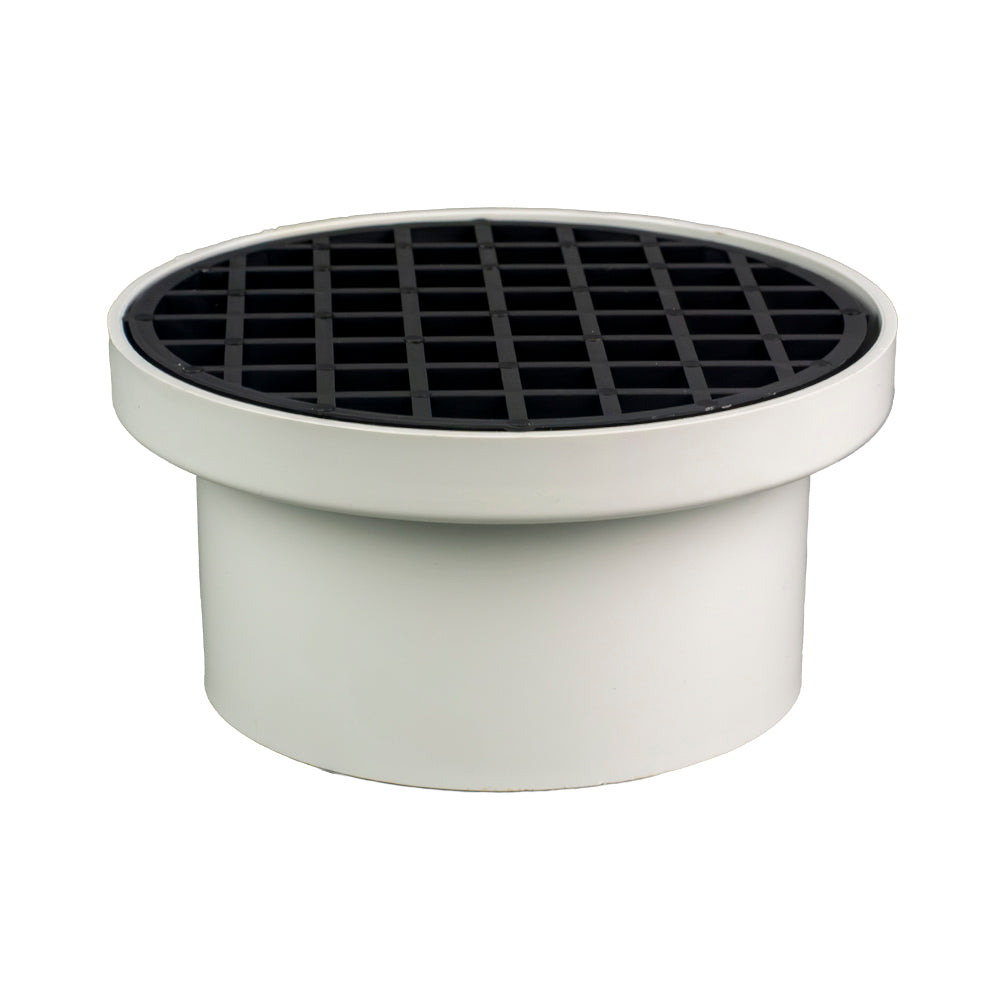 Stormwater Finishing Collar and Grate Round 150mm to 90mm Pipe