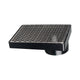E. Stormwater Finishing Collar and Grate Rectangle S/S 190mm x 150mm x 90mm in to Pipe