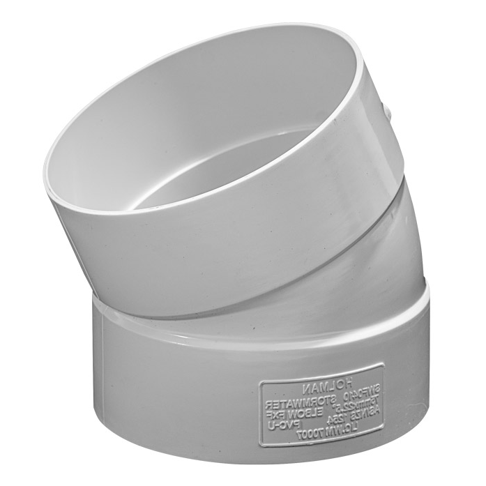 Stormwater Elbow 22.5Â° FF 90mm