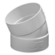 Stormwater Elbow 22Â° FF 75mm