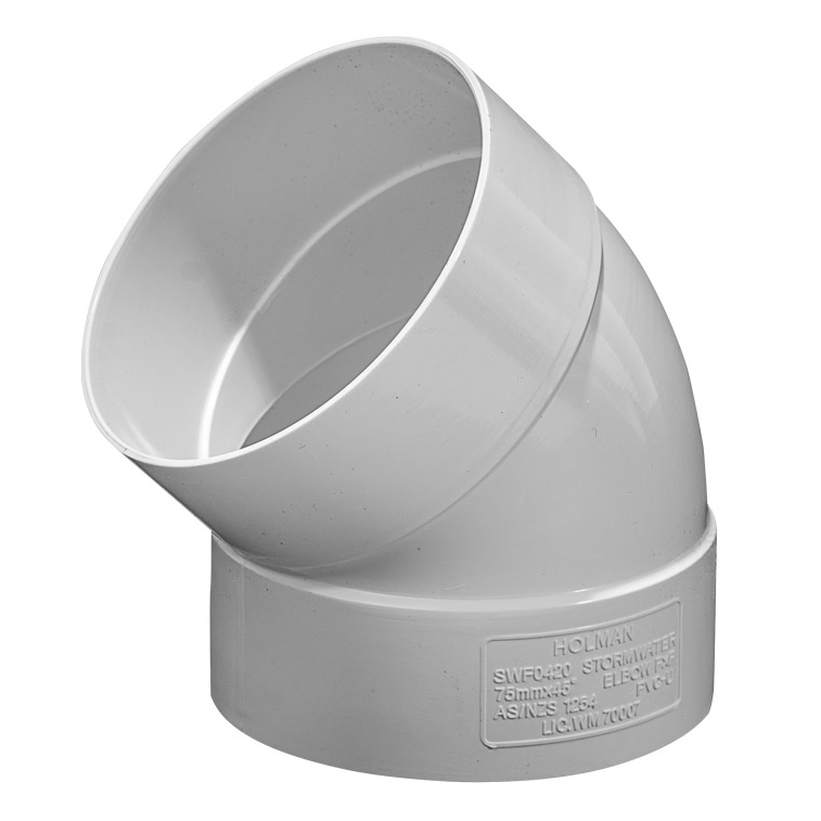 Stormwater Elbow 45Â° FF 90mm
