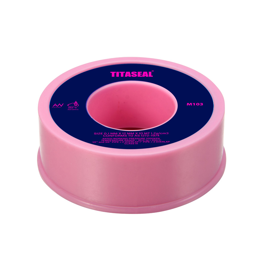 Tools Thread Seal Tape Pink HD 12mm x 10m