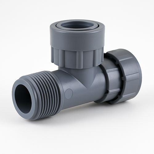 9c. PVC Holman Manifold 4 Port 25mm