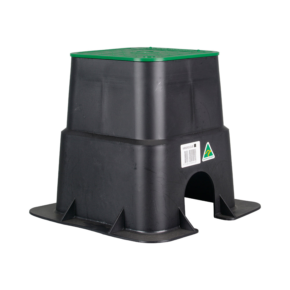 Valve Box -E- Square (150mm L x 150mm W x 210mm D)