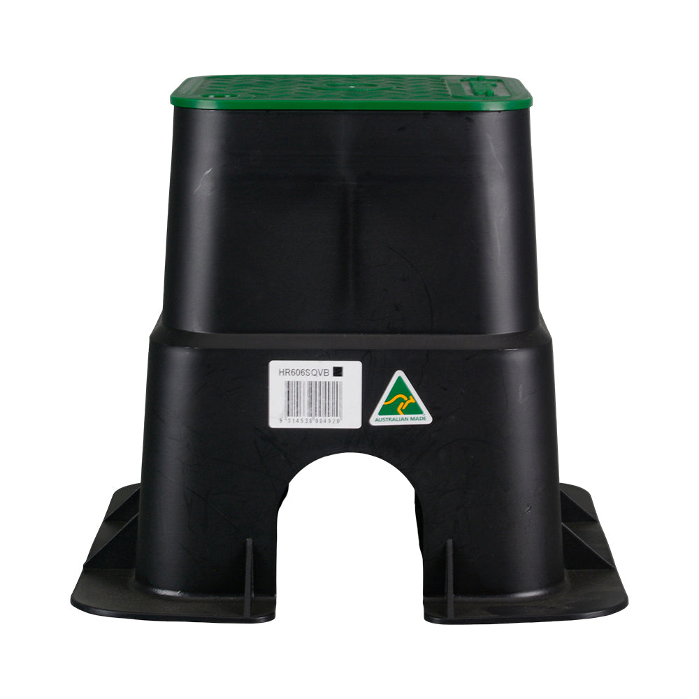 Valve Box -E- Square (150mm L x 150mm W x 210mm D)