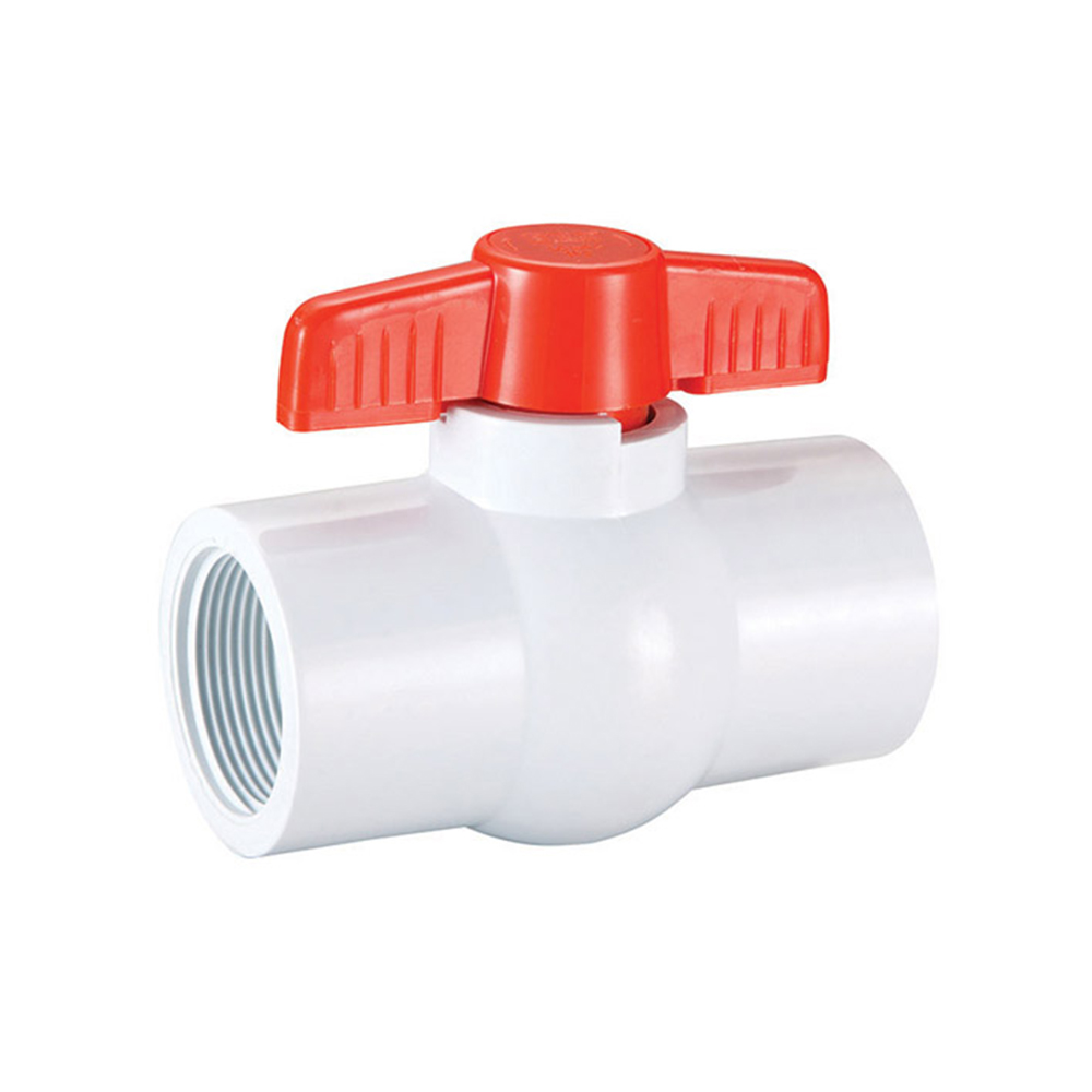 1f. PVC Ball Valve (Thread), 2" (50mm)