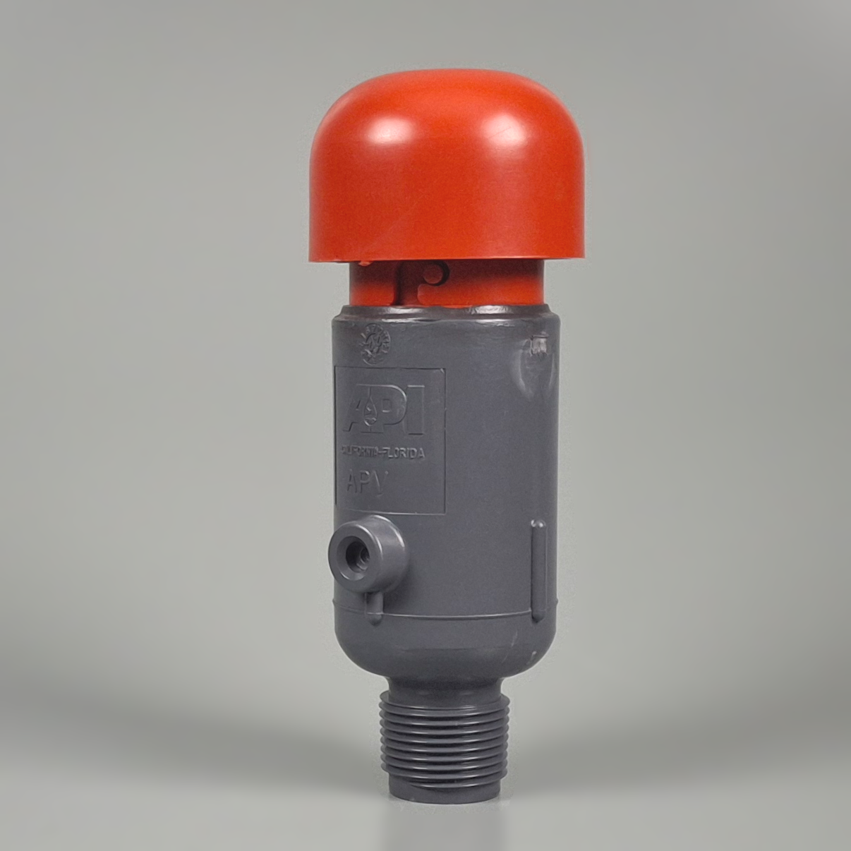 A. PVC Air Vacuum Release Valve 25mm closes and seals under 35 kPa (Red Top)