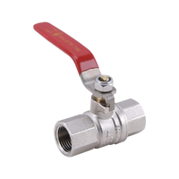 Valve Ball Brass W/ Stainless Steel Handle (Full Flow) 32mm (1 1/4")