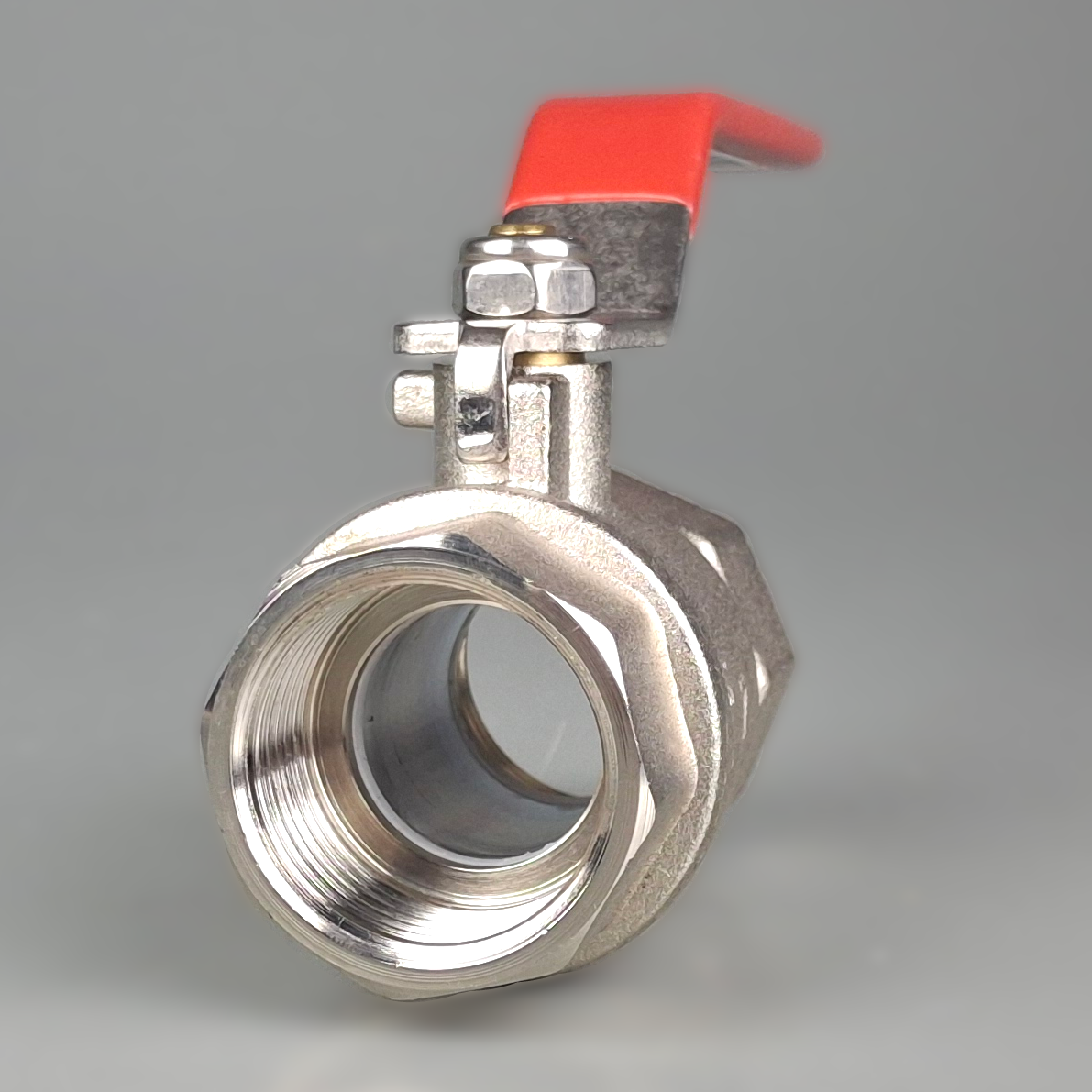 Valve Ball Brass W/ Stainless Steel Handle (Full Flow) 32mm (1 1/4")
