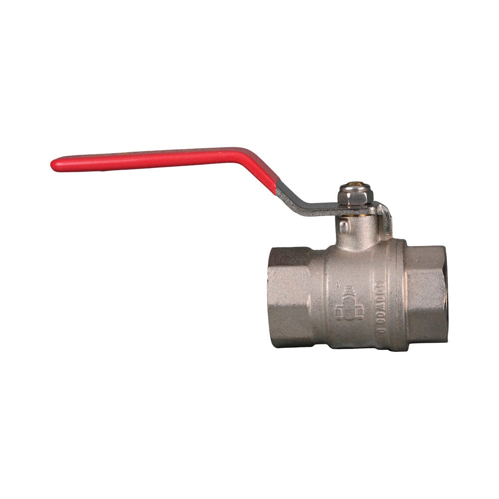 Valve Ball Brass W/ Stainless Steel Handle (Full Flow) 80mm (3")