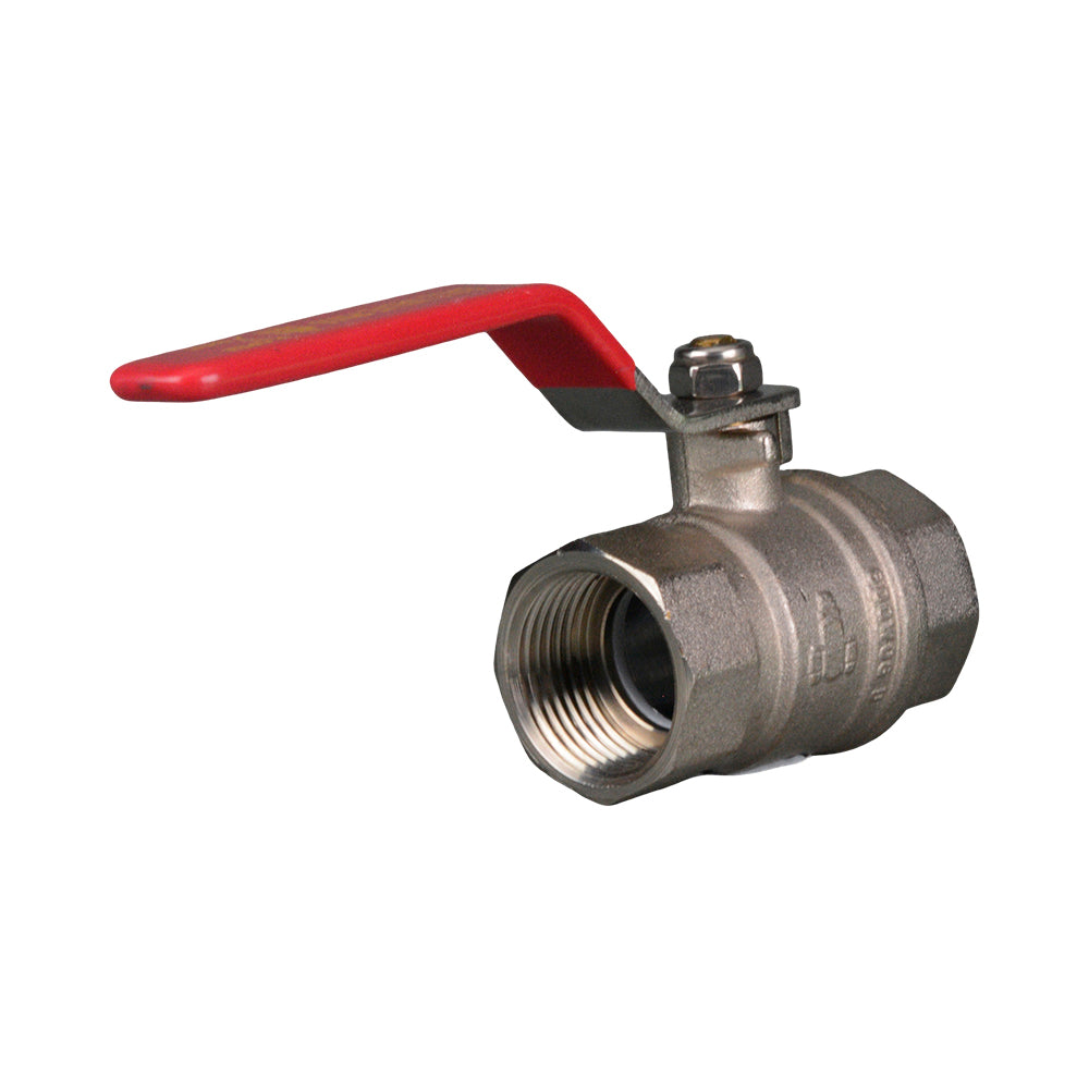 Valve Ball Brass W/ Stainless Steel Handle (Full Flow) 25mm (1")