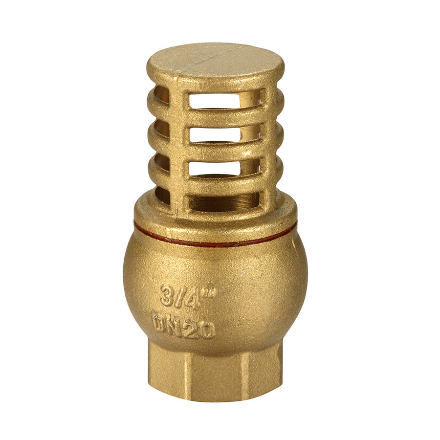Valve Foot Brass 80mm (3')