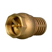 Valve Foot Brass 80mm (3")
