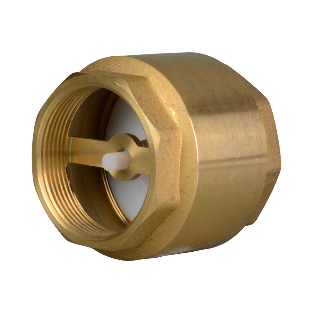 Valves Brass In-Line Spring Check 40 mm