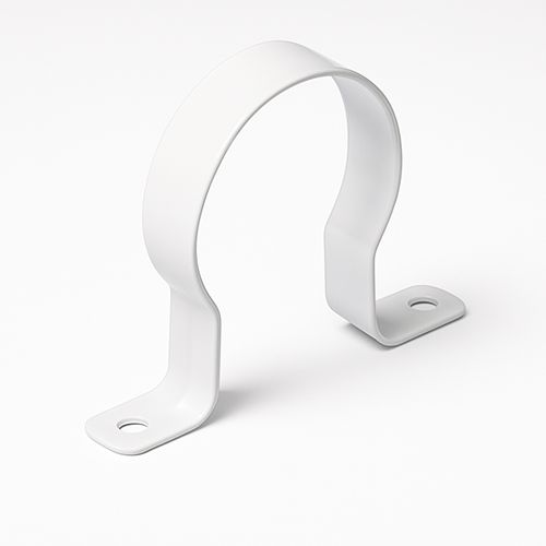 Powder Coated Saddle Clips for DWV Pipe 100mm (4') (1710)